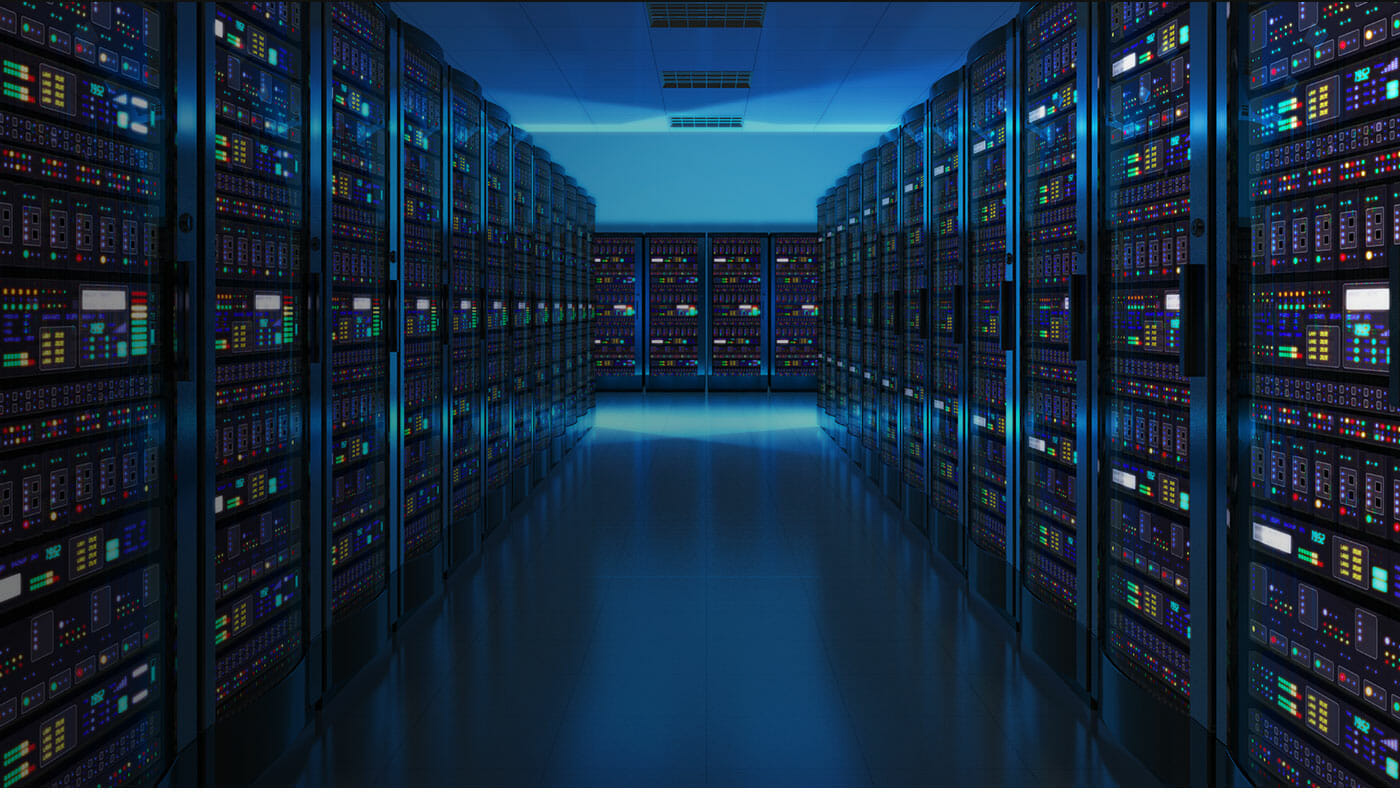 photo of a data center