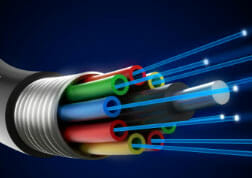 illustration of a multi core data cable